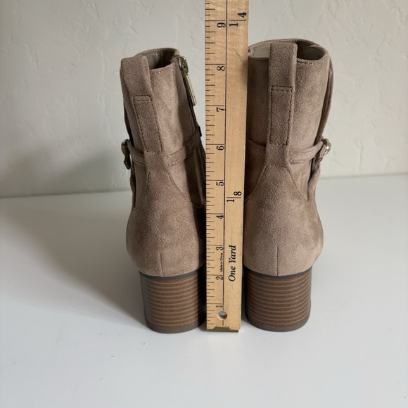 ANNE KLEIN Akmoore Boot Women's Size 9.5M Sand Zip Up Bootie Boho Whimsical NIB - Picture 11 of 13